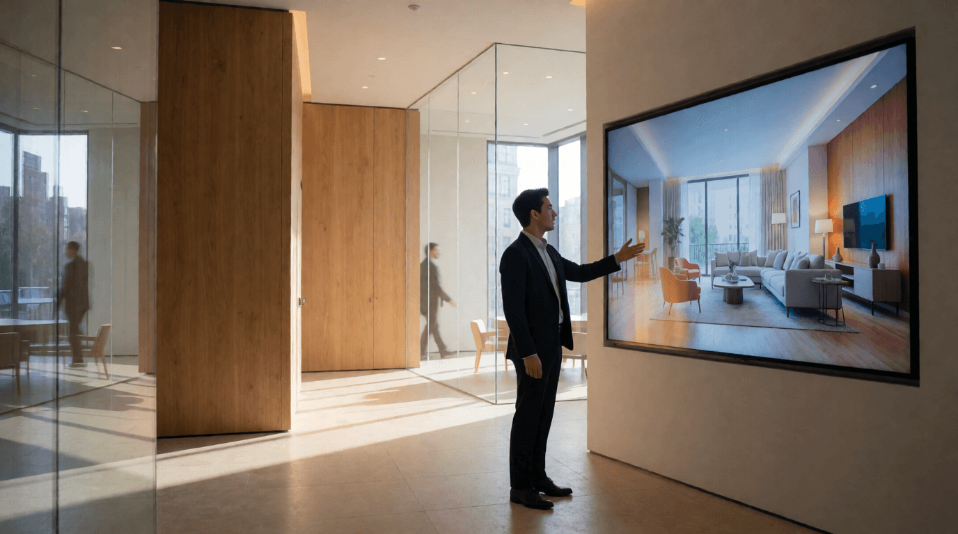 immersive 360 projection room showroom