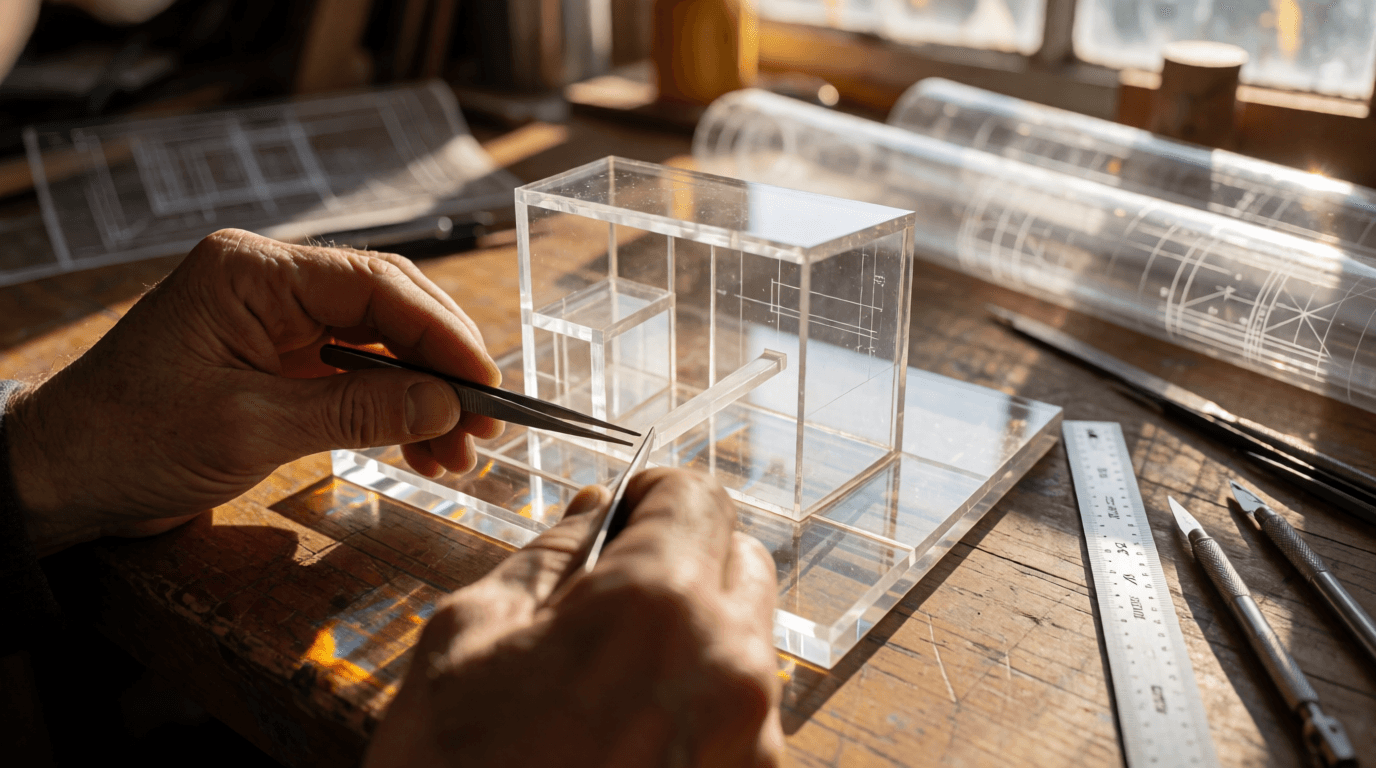3D architectural model touchscreen display