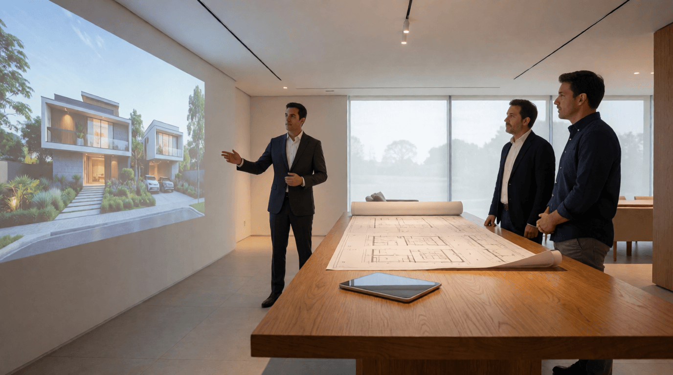immersive 360 projection room showroom